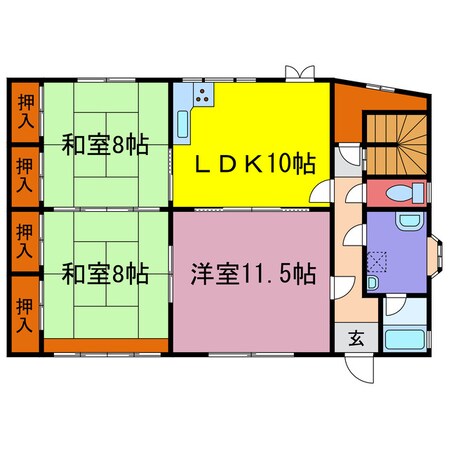 市川町西川辺　山川邸の物件間取画像